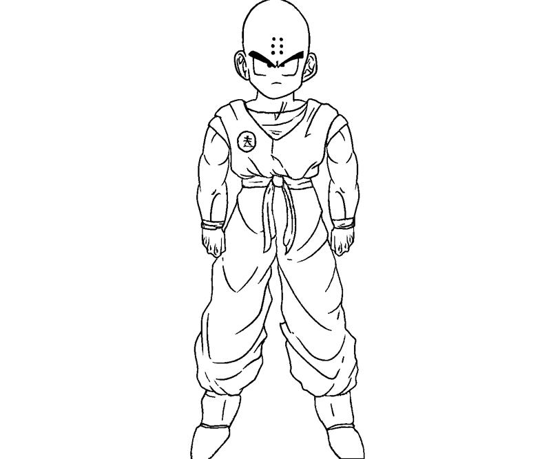 Download Krillin 7 Coloring | Crafty Teenager