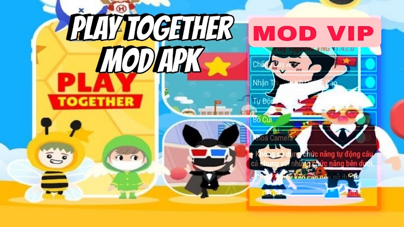 Play Together v1.60.1 MOD APK [Không giới hạn tiền/Đá quý/Menu]