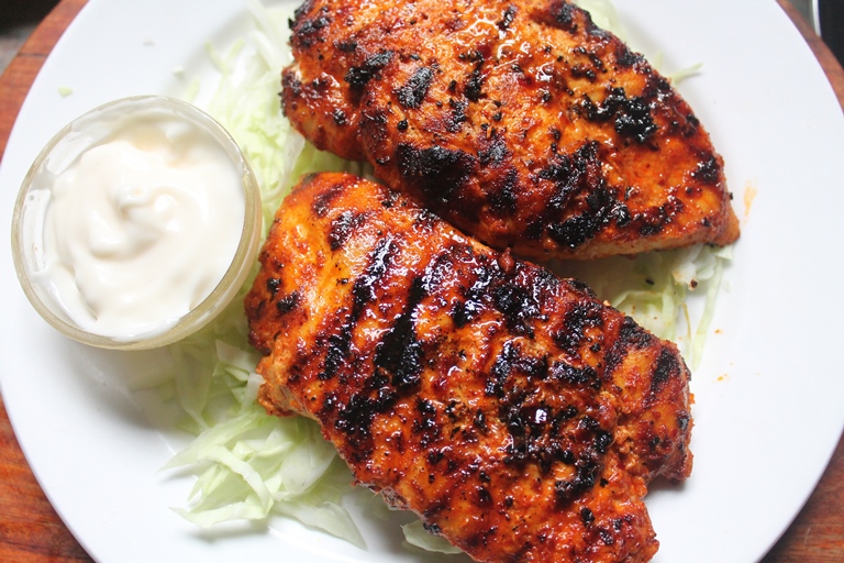 Spicy Grilled Chicken Breast Recipe - Yummy Tummy