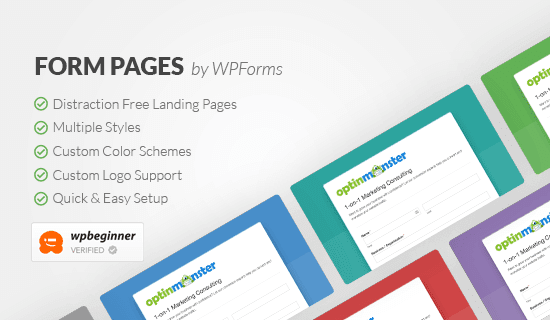 WPForms Landing Pages