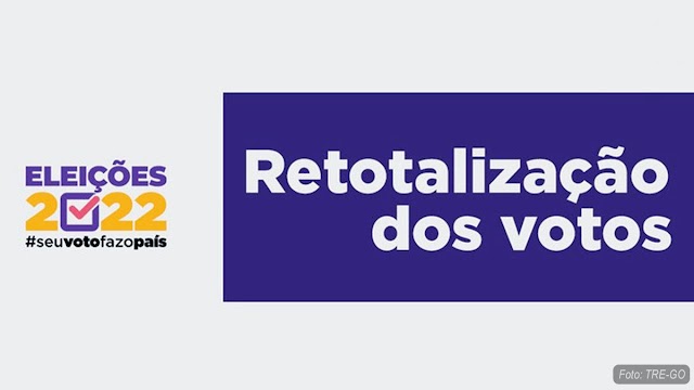 Resultado oficial da nova totalização para deputado estadual em Goiás