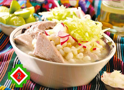 Pozole blanco de Guerrero