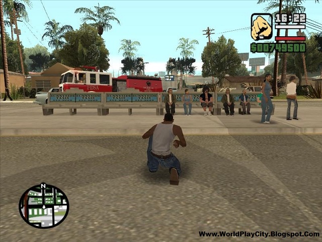 GTA San Andreas PC Game Highly Compressed Setup Free Download with Crack
