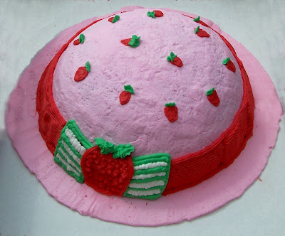 Strawberry Birthday Cake on Piece Of Cake  Strawberry Shortcake Hat