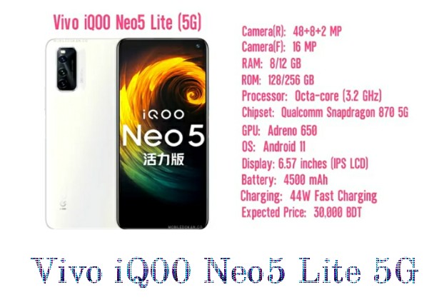 Mobile Vivo IQ00 Neo5 Lite 5G