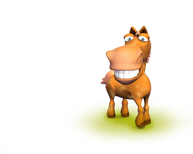 Cartoon Horse Wallpaper