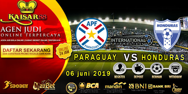 Prediksi Bola Terpercaya Liga Friendly Paraguay Vs Honduras 06 Juni 2019 