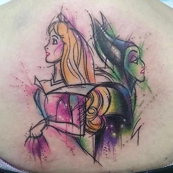 Tatuagens de desenhos animados