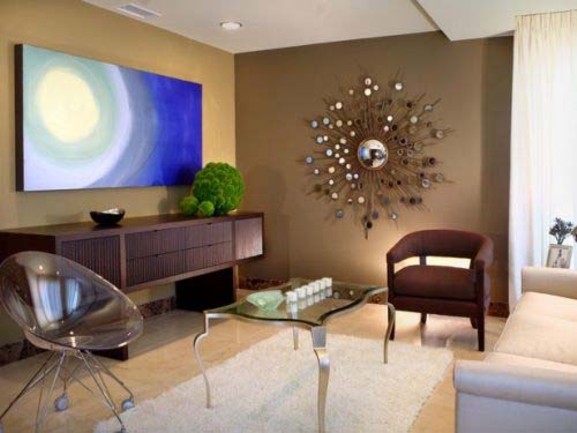 Decorate Living Rooms With Mirrors