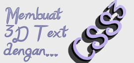 Text 3 Dimensi dengan CSS3