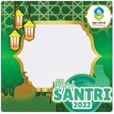 bingkai twibbon hari santri 2022