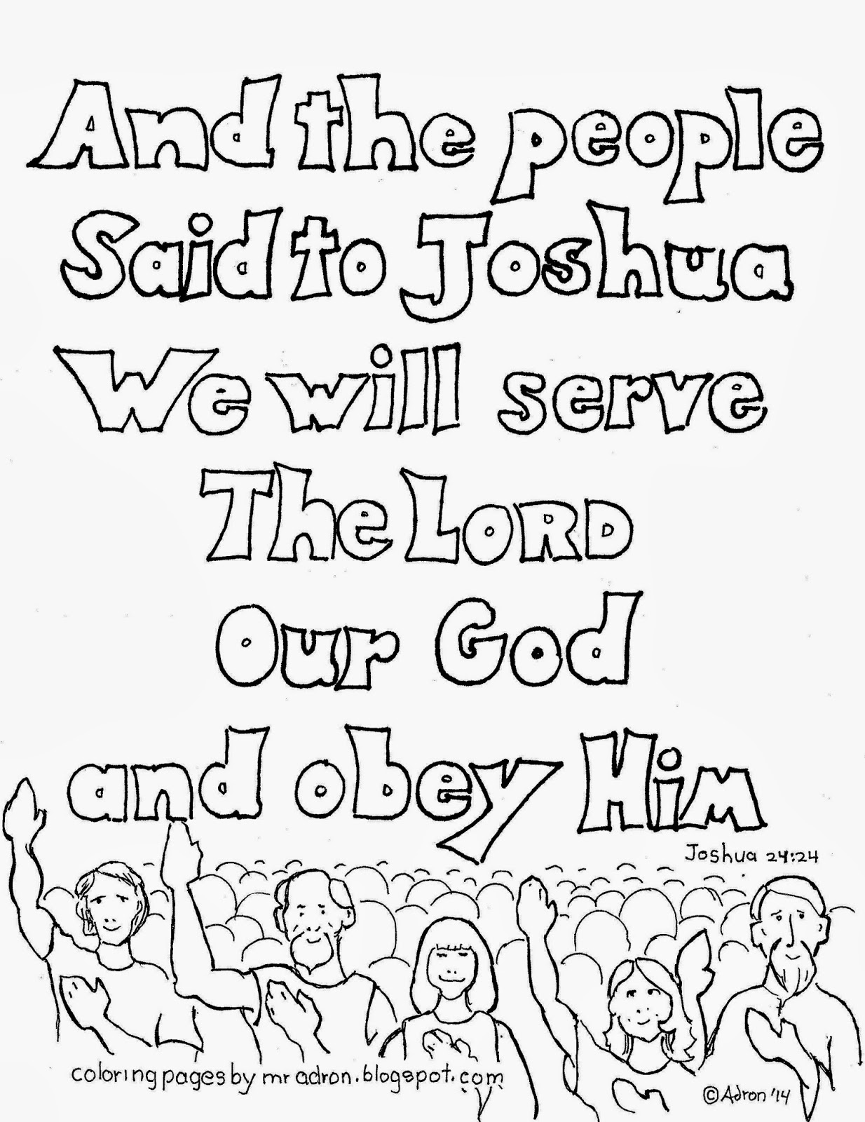 Follow The Lord Coloring Pages 4