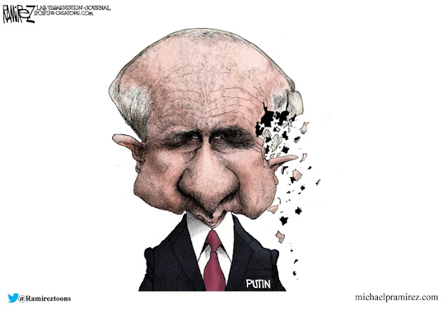 Putin crumbles