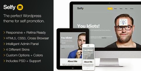 Selfy Responsive & Retina Ready WordPress Theme-bwtemplate blogs