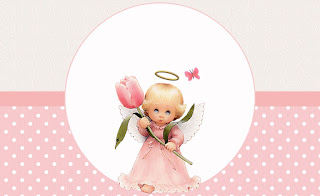 Precious Moments Angel, Free Printable  Labels.