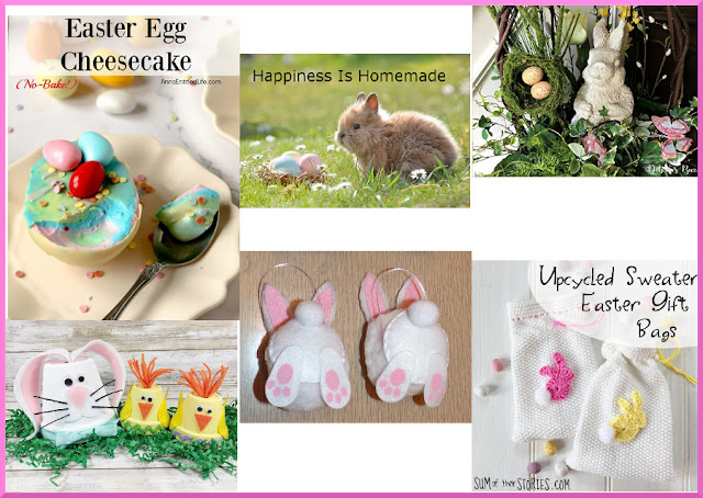 Happiness Is Homemade. Share NOW. #happinessishomemade, #linkyparty #eclecticredbarn #hih, bunnies