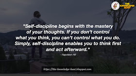 Inspirational Quotes for 2019 To Develop Self Discipline | The Knowledge Hunt