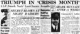 30 September 1940 worldwartwo.filminspector.com Daily Mail headlines