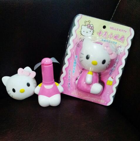 Jual Grosir Ecer Kipas Angin Genggam Mini Fan Hello Kitty 