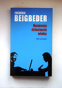 Recenzje #59 - okładka książki Frederica Beigbedera pt. "Rozmowy dziecięcia wieku" - Francuski przy kawie