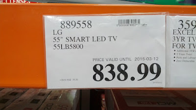 LG 55LB5800 tv at Costco