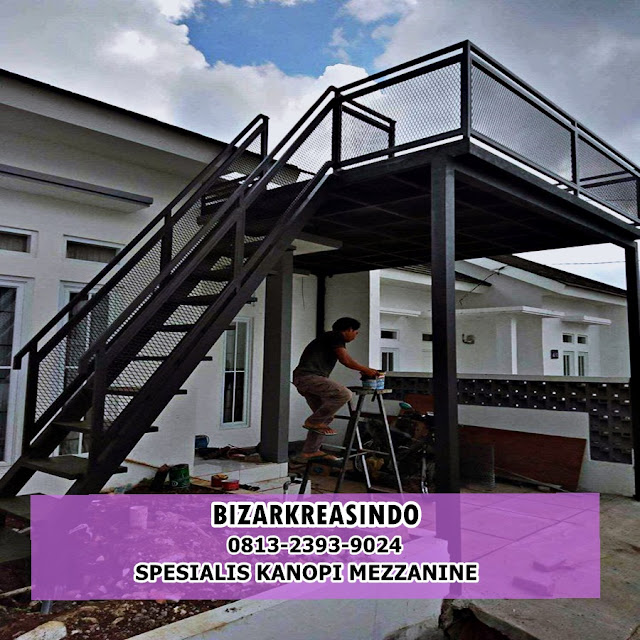 kanopi // kanopi balkon // mezzanine ||  di Harjamekar Cikarang_Utara Bekasi 0813–2393–9024