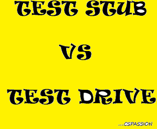 Difference between Test stub and Test Drive 