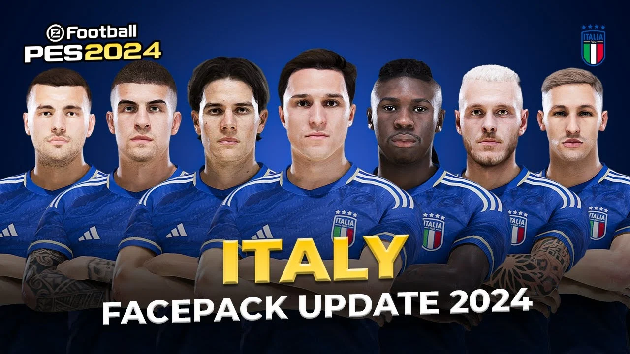 PES 2021 Italy NT Facepack 2024 Update