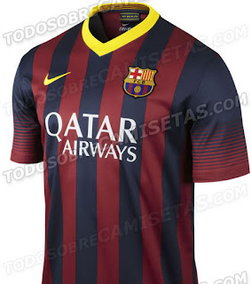 FC Barcelone : Le nouveau maillot du Barça pour la saison 2013-2014