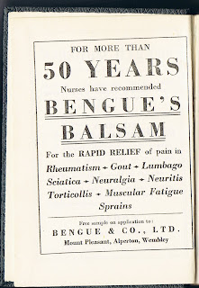 vintage advertisement bengue's balsam