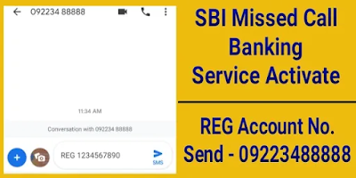 sbi missed call banking activate no