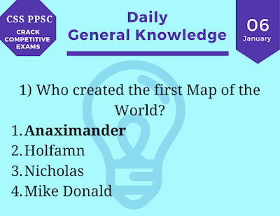 Daily General Knowledge MCQs