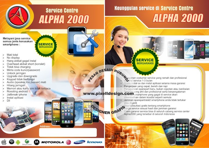 Contoh Iklan Toko dan Jasa Service Handphone 