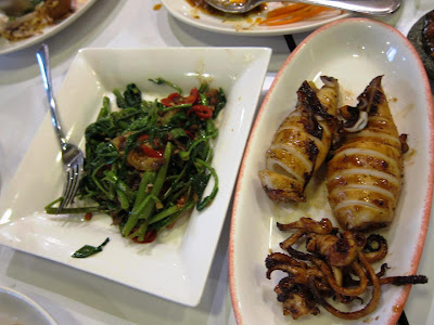 Squid at Sundanese Sayang in Singapore