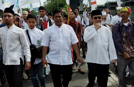 Aksi Solidaritas Bela Palestina, Adib Alfikri Membaur dengan Ribuan Umat Islam Sumbar