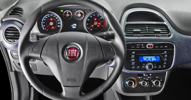 Novo Fiat Punto 2013 - painel