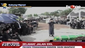 Selamat Jalan Eril! Detik-Detik Prosesi Pemakaman Emmeril Khan Mumtadz