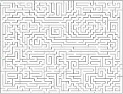 Start from the upper left corner and work your way through the maze changing .