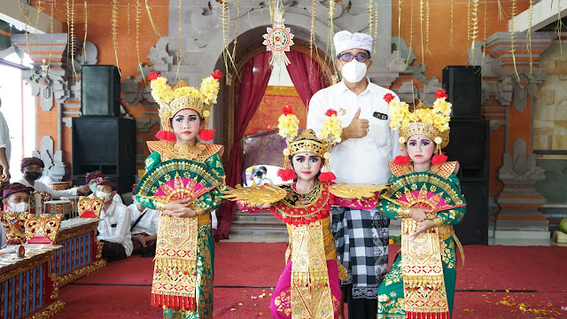   Bupati Tabanan Hadiri Peresmian Seni Tari Legong Kraton dan Jalan Beji di Pejaten