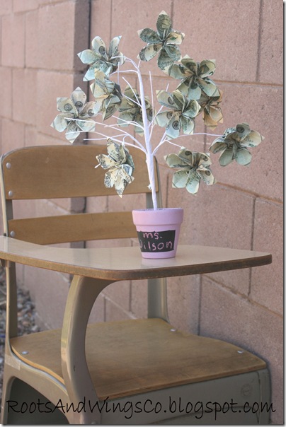 teacher appreciation money tree d