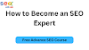 How to Become an SEO expert