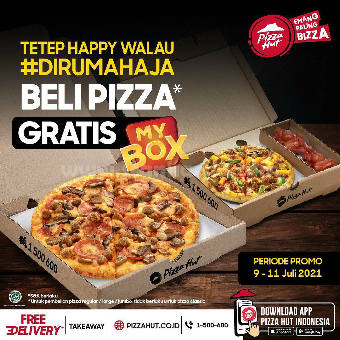 Pizza HUT Promo Beli Pizza GRATIS MyBox