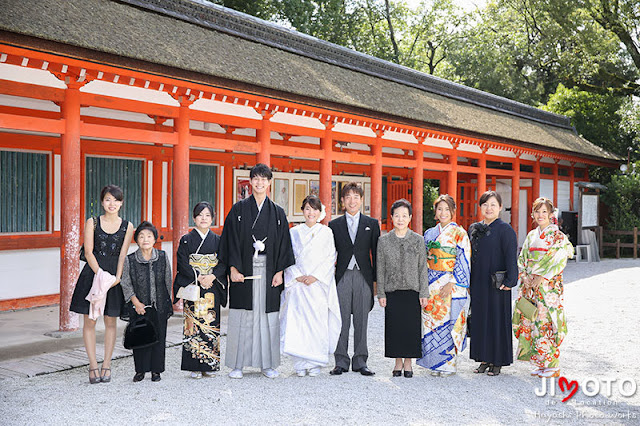 下鴨神社での結婚式撮影