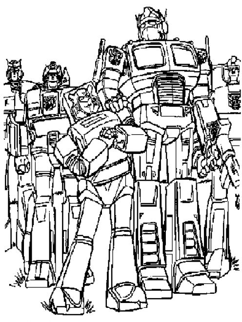 Download Transformers Characters: Pictures Pages to Print - Free ...
