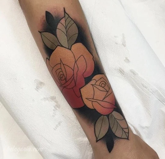 preciosos tatuajes de flores