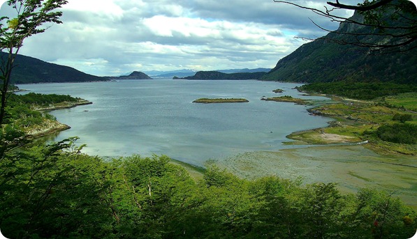 Bahia Lapataia vista desde o Mirante