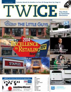 TWICE This Week In Consumer Electronics 2014-20 - October 20, 2014 | ISSN 0892-7278 | TRUE PDF | Quindicinale | Professionisti | Consumatori | Distribuzione | Elettronica | Tecnologia
TWICE is the leading brand serving the B2B needs of those in the technology and consumer electronics industries. Anchored to a 20+ times a year publication, the brand covers consumer technology through a suite of digital offerings, events and custom content including native advertising, white papers, video and webinars. Leading companies and its leaders turn to TWICE for perspective and analysis in the ever changing and fast paced environment of consumer technology. With its partner at CTA (the Consumer Technology Association), TWICE produces the Official CES Daily.