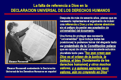 DIOS Y LA ONU: LA FALTA DE REFERENCIA A DIOS EN LA 