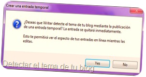 Detectar tema de tu blg