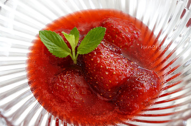 Strawberry Spoon Sweet with Sangria